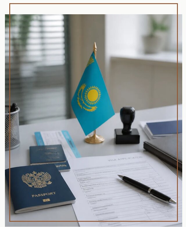 Оформление визы в Казахстан для поездки и работы в Светлограде